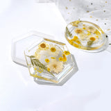 Hexagonal Resin Jewelry Tray Mold Soap Candle Holder Epoxy Casting Molds