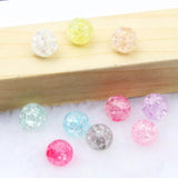 Colorful Acrylic Spacer Beads for DIY Jewelry Making 8mm