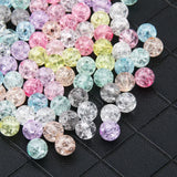 Colorful Acrylic Spacer Beads for DIY Jewelry Making 8mm