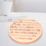 Wooden Jewelry Organizer Box for Rings Earrings Storage