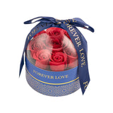 9 Roses Flower Jewelry Storage Set Box Necklace Ring Earring Organizer