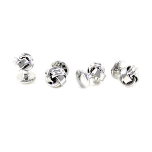 Round Knot Dress Shirt Studs Set (4pcs)