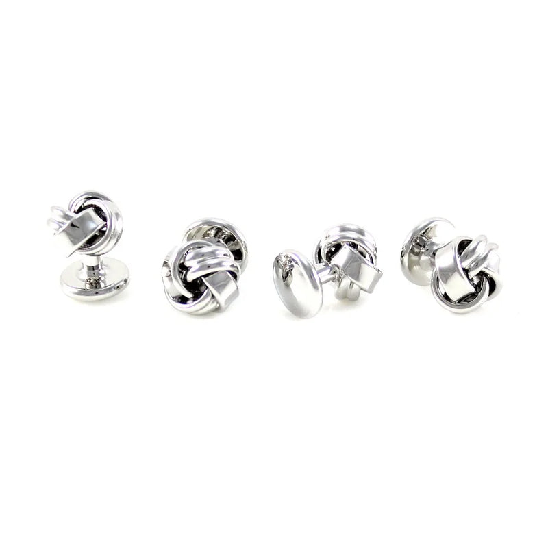 Round Knot Dress Shirt Studs Set (4pcs)