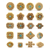 Wooden Beads Small Bead Charms for Bracelet Jewelry Making