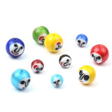 10mm Mixed Colors Lampwork Glass Beads & Smiley Glass Loose Crafts Beads