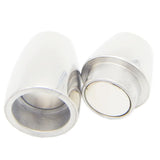 Barrel Shape Leather Cord with Magnetic Clasps 7 Sizes 2mm-8mm Hole