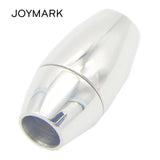 Barrel Shape Leather Cord with Magnetic Clasps 7 Sizes 2mm-8mm Hole