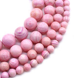 Pink Shell Beads Natural Stone DIY Bead 6-12mm