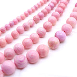 Pink Shell Beads Natural Stone DIY Bead 6-12mm
