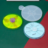Lucky Roulette Turntable Game Board Mold for Family Game Night