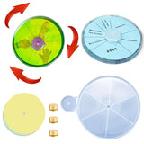 Lucky Roulette Turntable Game Board Mold for Family Game Night