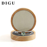 Microfiber Wood Jewelry Bracelet Display Stand
