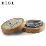 Microfiber Wood Jewelry Bracelet Display Stand
