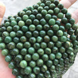 6/8/10mm African Jades Stone Beads - 15'' Strand