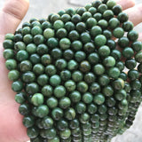 6/8/10mm African Jades Stone Beads - 15'' Strand