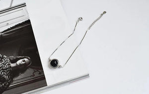 Natural Agate Silver 925 Women's Bracelet Fine Jewelry