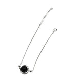 Natural Agate Silver 925 Women's Bracelet Fine Jewelry