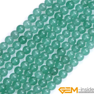 Green Aventurine Jade Beads for DIY Jewelry Making