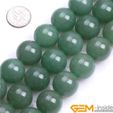 Green Aventurine Jade Beads for DIY Jewelry Making