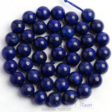 Natural Lapis Lazuli Stone Beads 15 Inch Bracelet Necklace Jewelry