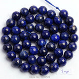 Natural Lapis Lazuli Stone Beads 15 Inch Bracelet Necklace Jewelry