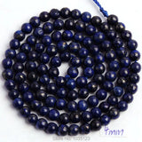 Natural Lapis Lazuli Stone Beads 15 Inch Bracelet Necklace Jewelry