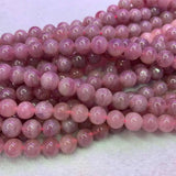 Natural Malagasy Rose Quartz Beads for Jewelry Making 15''