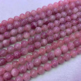 Natural Malagasy Roses Quartz Beads For Jewelry Making 15''