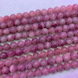 Natural Malagasy Roses Quartz Beads For Jewelry Making 15''