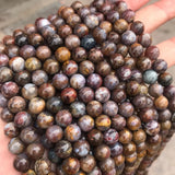 Natural Pietersite Stone Beads 6/8/10mm Loose Namibia DIY Jewelry Making