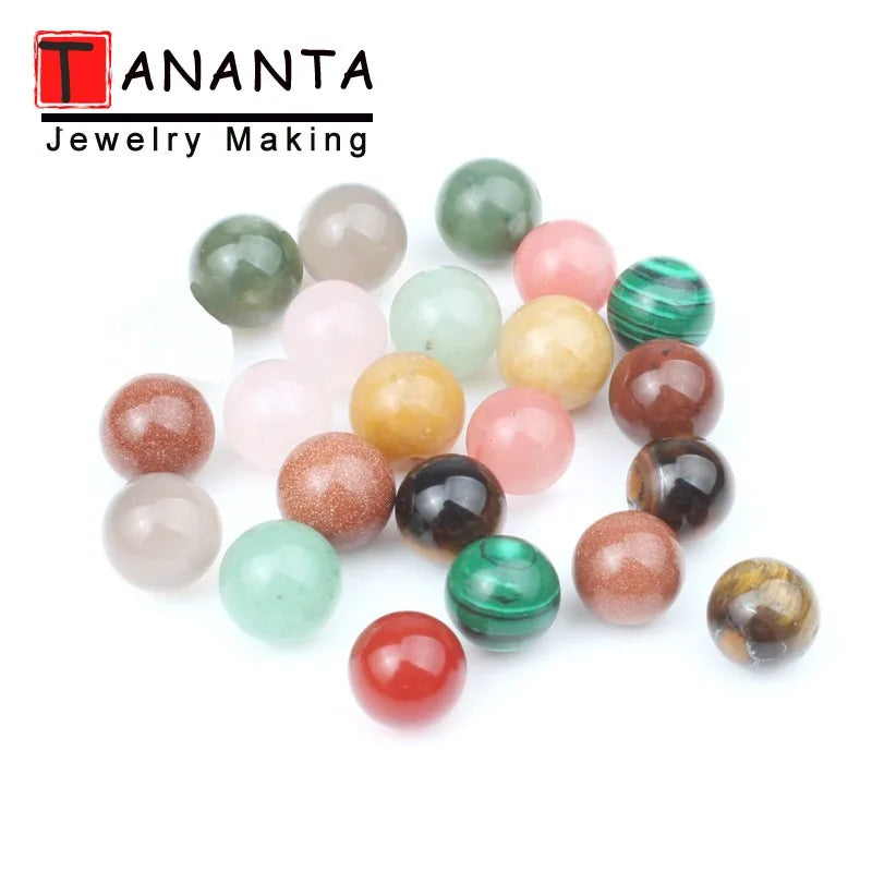 Natural Stone Beads Round Ball Beads Turquoises Agates 8 10 12 mm