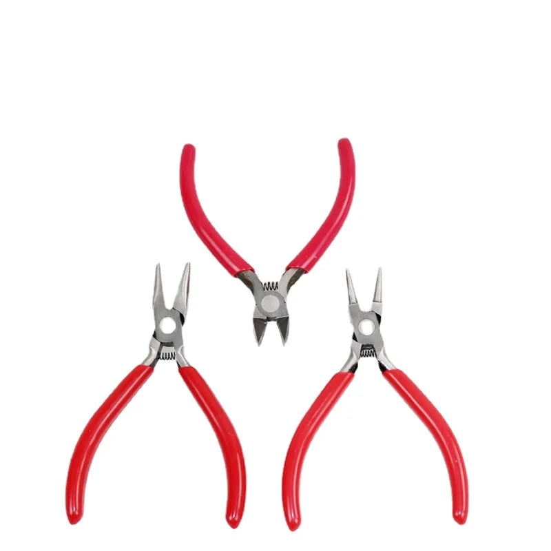 Round Nose Diagonal Pliers Mini DIY Multifunctional Pliers for Jewelry