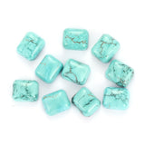 Natural Turquoise Smooth Loose Stone Beads for Jewelry Making
