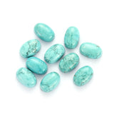 Natural Turquoise Smooth Loose Stone Beads for Jewelry Making