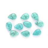 Natural Turquoise Smooth Loose Stone Beads for Jewelry Making
