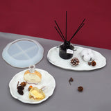 Oval Storage Silicone Mold Crystal Plate Dish Table Pad DIY Resin Mold