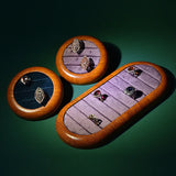 Wood Jewelry Display Stand For Ring Storage Holder ShowCase Tray