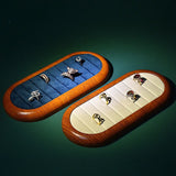 Wood Jewelry Display Stand For Ring Storage Holder ShowCase Tray