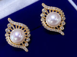 Round Freshwater Pearl Earrings