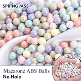 Round Pearls Beads 6/8/10mm Mixed Loose ABS Beads Balls for DIY Craft