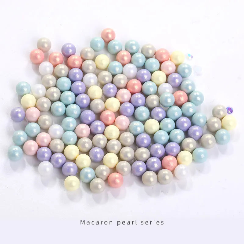Round Pearls Beads 6/8/10mm Mixed Loose ABS Beads Balls for DIY Craft
