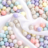 Round Pearls Beads 6/8/10mm Mixed Loose ABS Beads Balls for DIY Craft