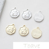 Round Pendant Angel Beaded Jewelry Set