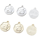 Round Pendant Angel Beaded Jewelry Set