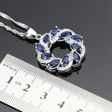 Crystal Pendant 925 Silver Necklace for Women