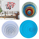 Round Pendant Silicone Mold Jewelry Tool Making DIY Craft Home Wall Decoration