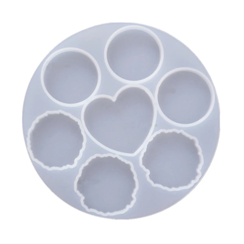 Round Phone Grip Epoxy Resin Mold Silicone Phone Socket Circle Resin Molds