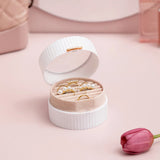 Portable Jewelry Organizer Wedding Gift Case Earrings Ring Studs Storage Box