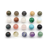 Round Quartz Stone Beads 20mm Charms Healing Natural Pink Crystal DIY Decoration
