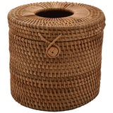 Rattan Tissue Box Holder for Bathroom, Home, Hotel and Office
